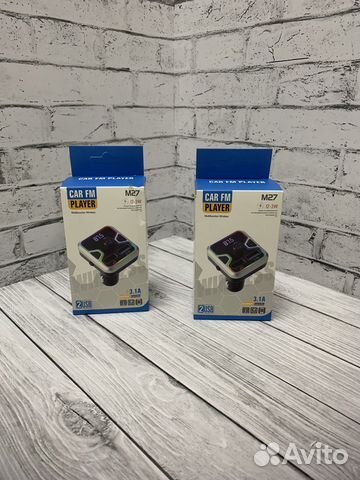 Fm модулятор с bluetooth новые