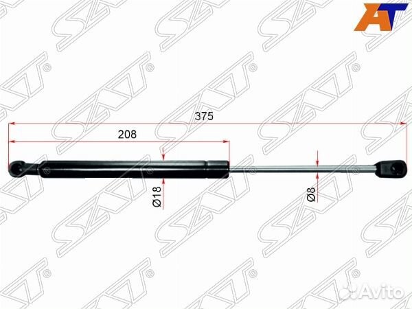 Амортизатор крышки багажника honda CR-V, honda CR