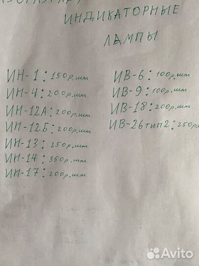 Газоразрядные индикаторы