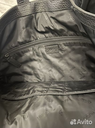 Рюкзак Hugo Boss кожаный