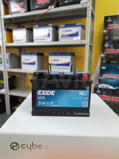 Аккумулятор 70Ач Exide 760A EK700 AGM start-stop