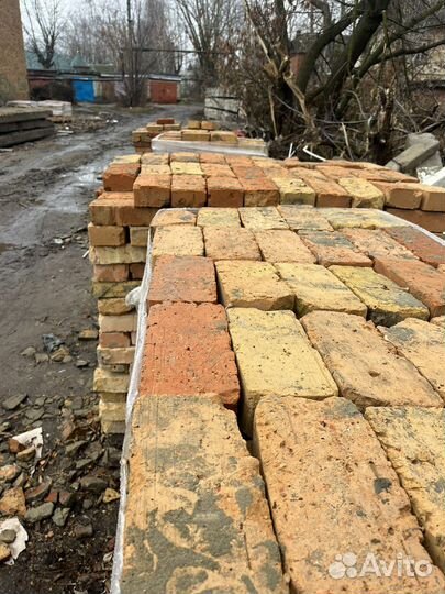 Кирпич красный бу