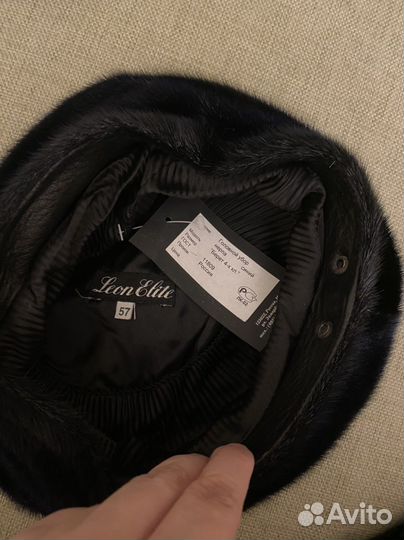 Шапка норковая, берет из нерпы новые