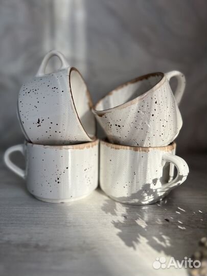 Посуда фарфор, чашка тарелка рамекин