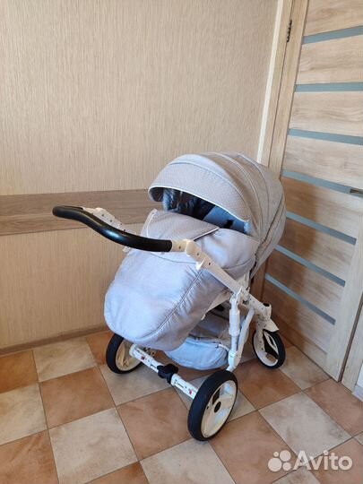 Коляска adamex 3 в 1 бу
