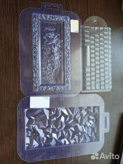 Пластиковые формы для шоколада, мыла