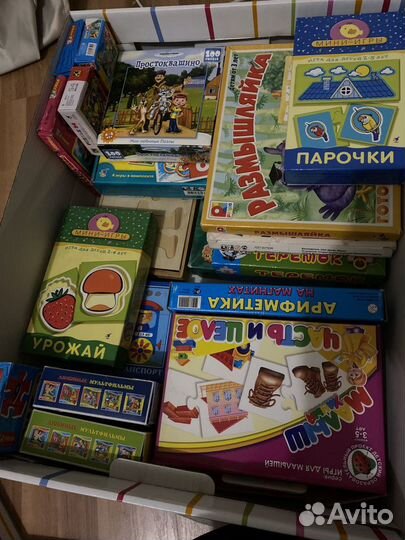 Игры, пазлы, кубики 3-5лет