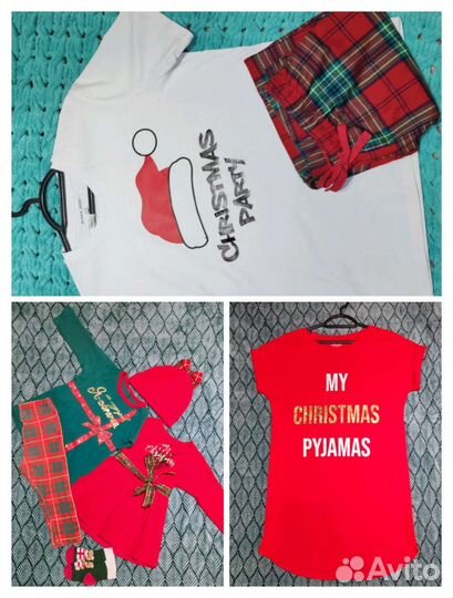Новогодние костюмы пижамы фемели лук