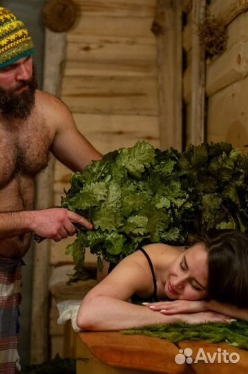 Аренда Русской бани над водой с прорубью