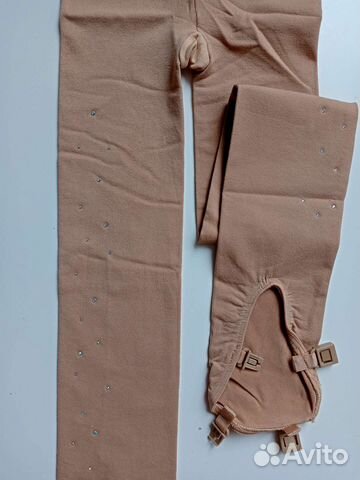 Колготки для фигурного катания со стразами новые