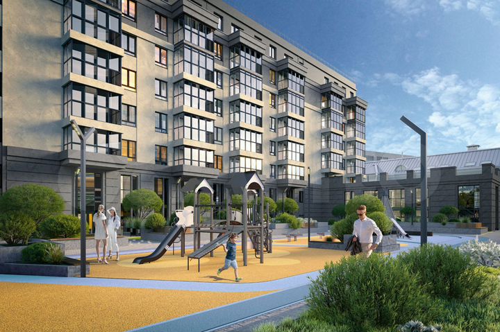 1-к. квартира, 40 м², 6/8 эт.