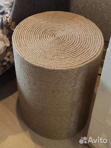 Кофейный столик, тумба с корзиной для белья