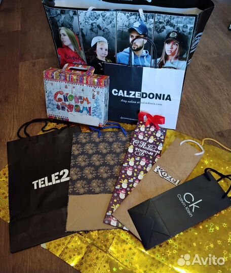 Подарочные пакеты бумага сумки ленты