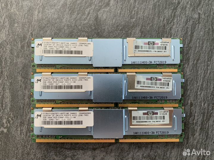 Серверная память DDR2, 2GB. Много