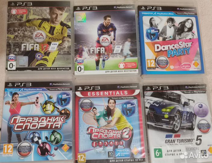 Диски PS3 MAG, NHL, Shift, Fifa и др