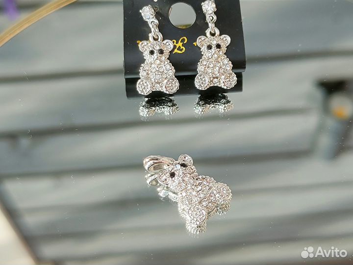 Серьги кулон новое на подарки