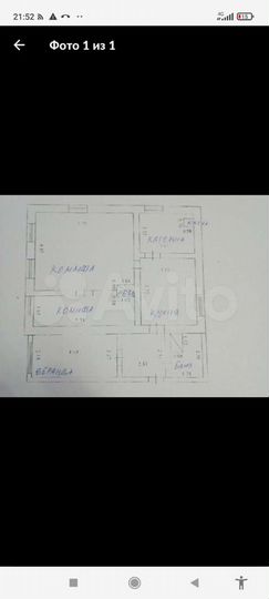 Дом 73 м² на участке 10 сот.