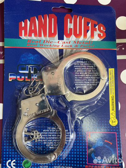 Наручники метал новые
