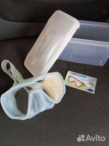 Маска для подводного плавания дайвинга взрослая