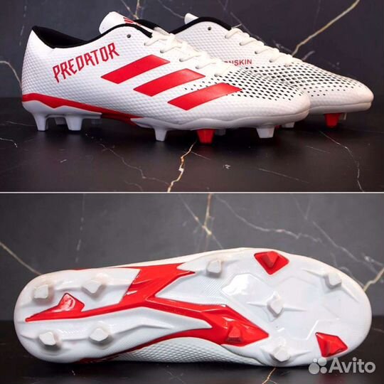 Футбольные бутсы с шипами Adidas predator