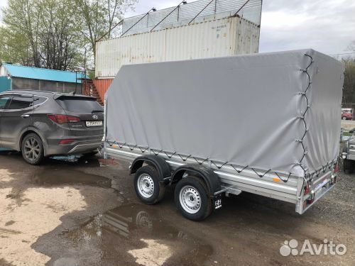 Прицеп марки мзса 817732.012. Две оси