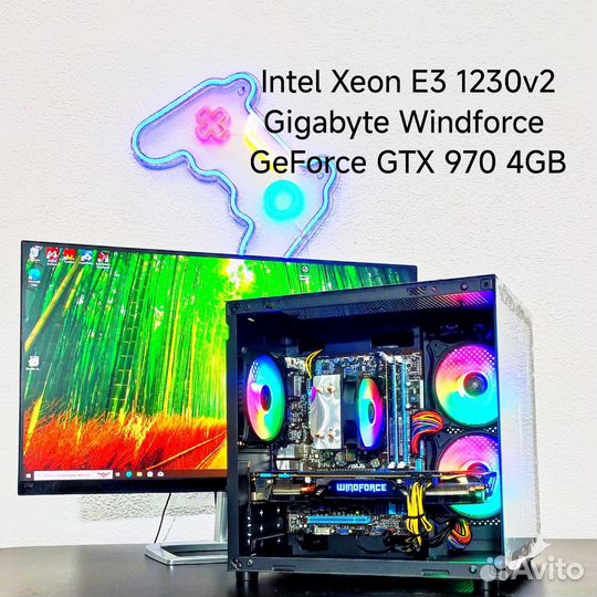 Игровой пк / Xeon E3 1230v2 / GTX 970 4GB / DDR3 1