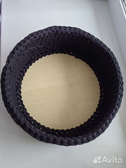 Трикотажная корзинка