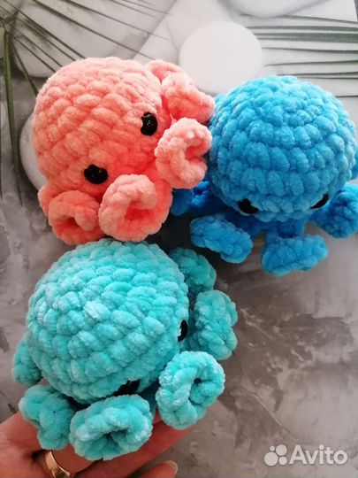 Вязаный осьминожка