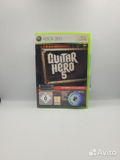 Guitar Hero 5 xbox 360 (б/у, англ.)