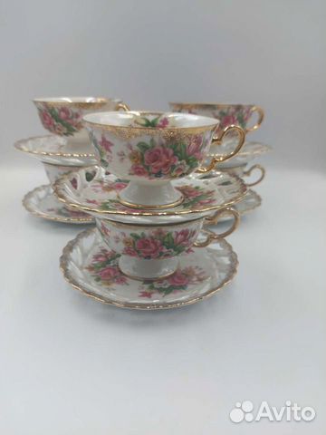 Антикварные чайные пары terra Германия