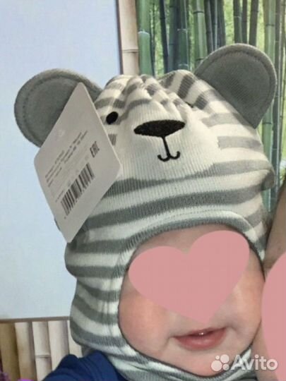 Шапка шлем демисезон р.46-48