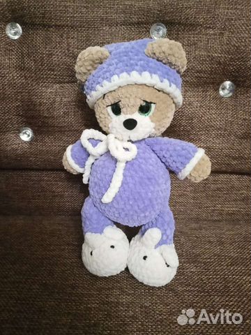 Мишка в пижаме ручная работа