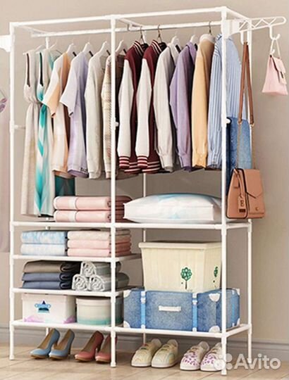 Вешалка напольная Белая