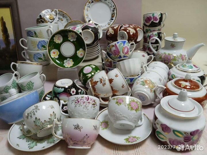 Чайные сервизы Вербилки по частям