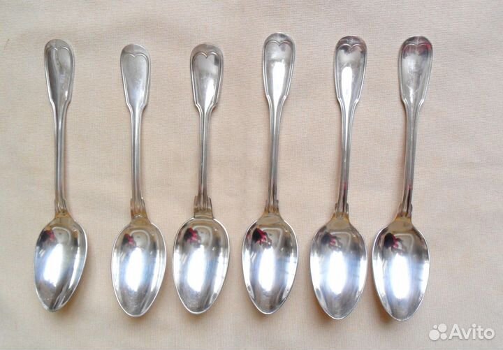 Антикварный набор столовых ложек