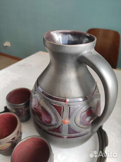 Кувшин и стаканы Грузия винтаж