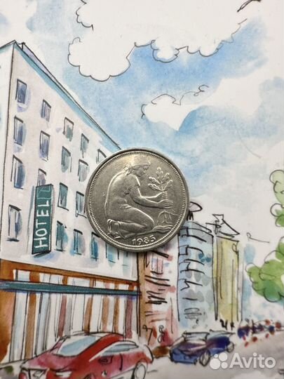 2 франка Швейцария 2010 блеск