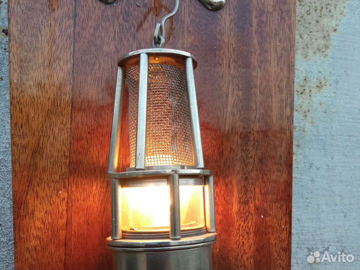 Сувенир светильник шахтерская лампа СССР