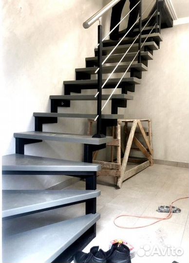 Лестница в стиле лофт