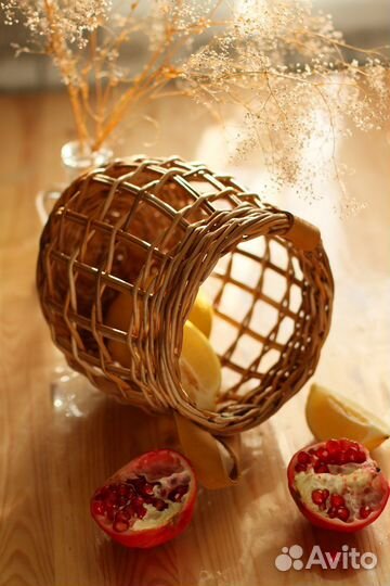 Ажурная подвесная корзина