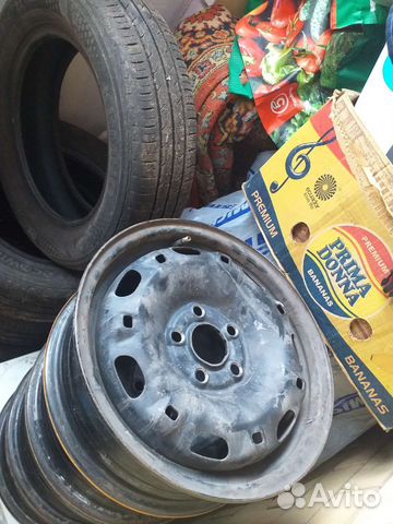 Диски р14 volkswagen polo штампованные оригинал