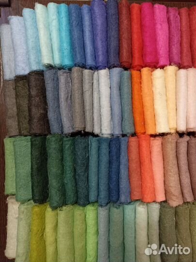 Вата льняная набор 100 отрезов