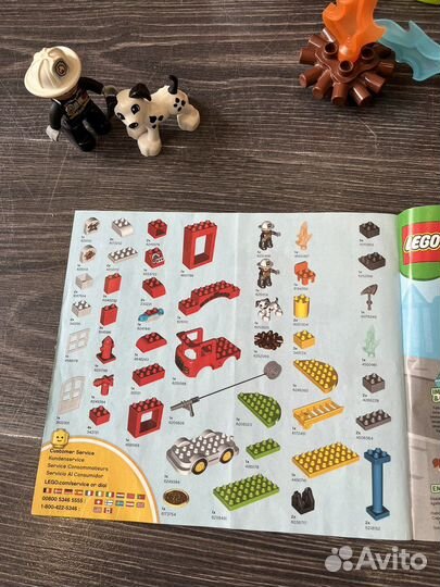 Lego duplo пожарное депо 10903