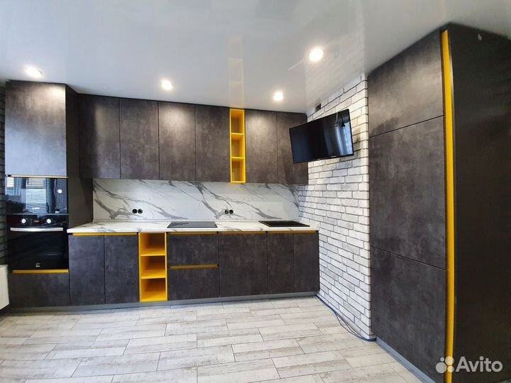 Кухонный гарнитур. Прямая кухня ксп:30435