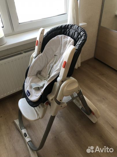 Стульчик для кормления chicco polly magic