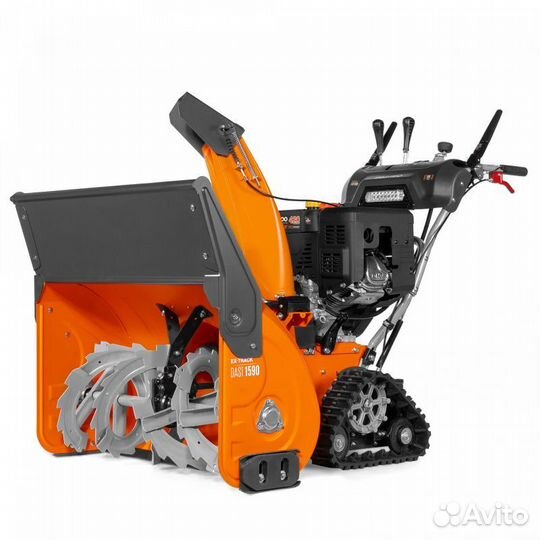Снегоуборщик бензиновый гусеничный для очистки дор