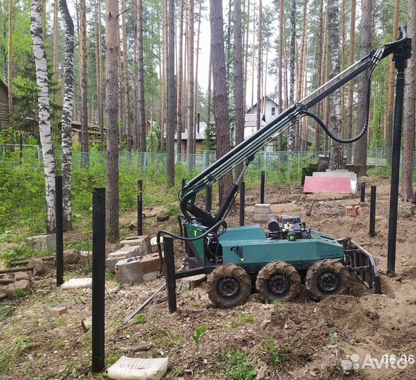 Фундамент на винтовых свая