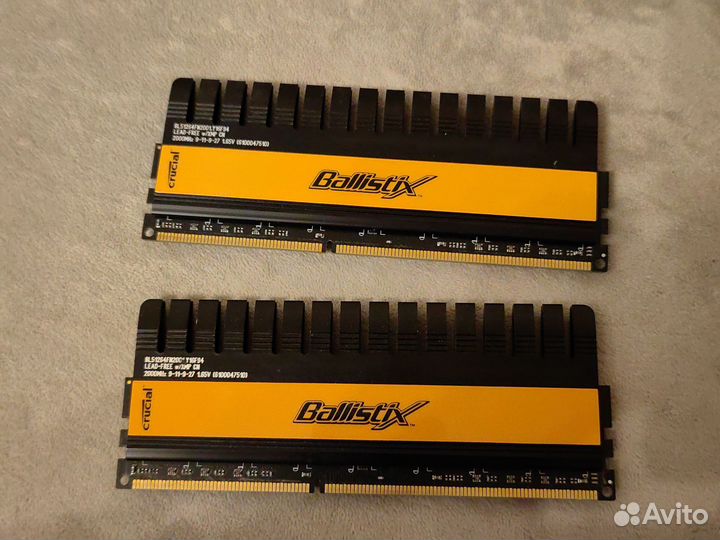 Оперативная память ddr3 2х4гб 2000Мгц