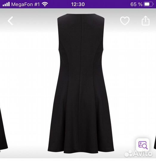 Школьный сарафан 128, 134 черный