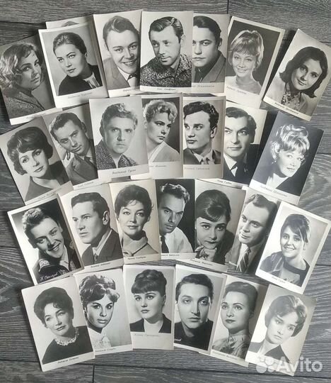 Почтовые карточки-открытки с артистами СССР